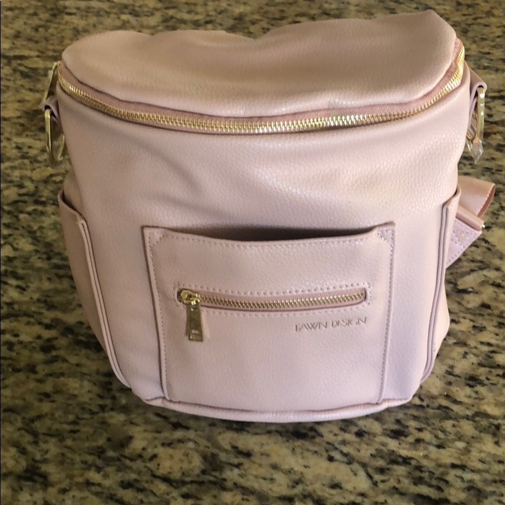 NWT Fawn Mini Diaper Bag Purse in Blush